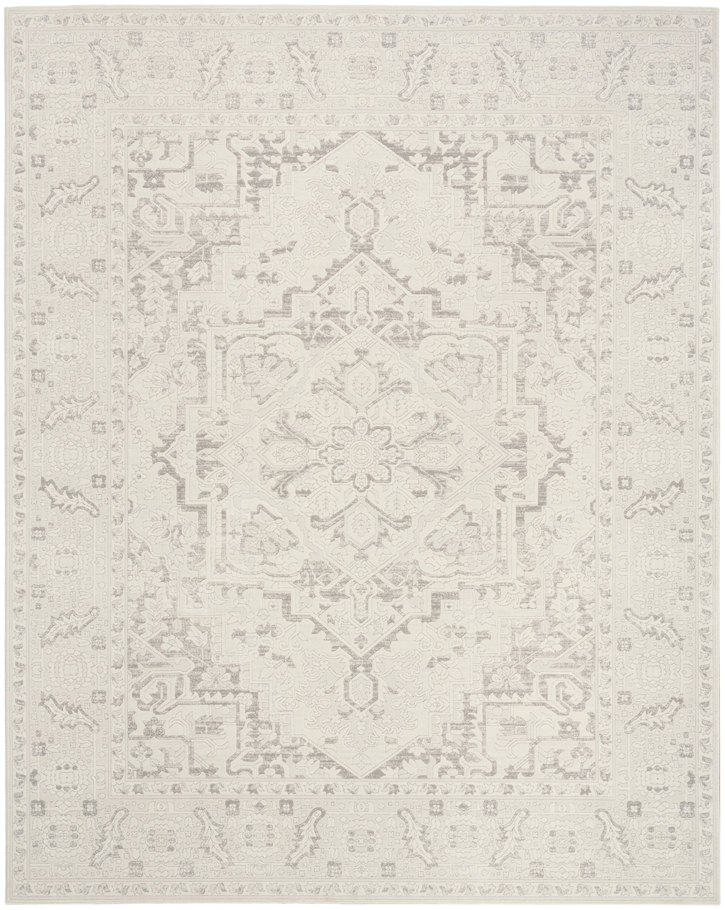 Nourison Home Grace GCE02 Grey Traditional Machine Woven Rug