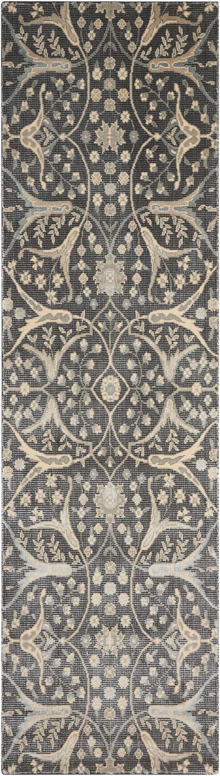 Nourison Home Luminance LUM08 Graphite Transitional Loomed Rug
