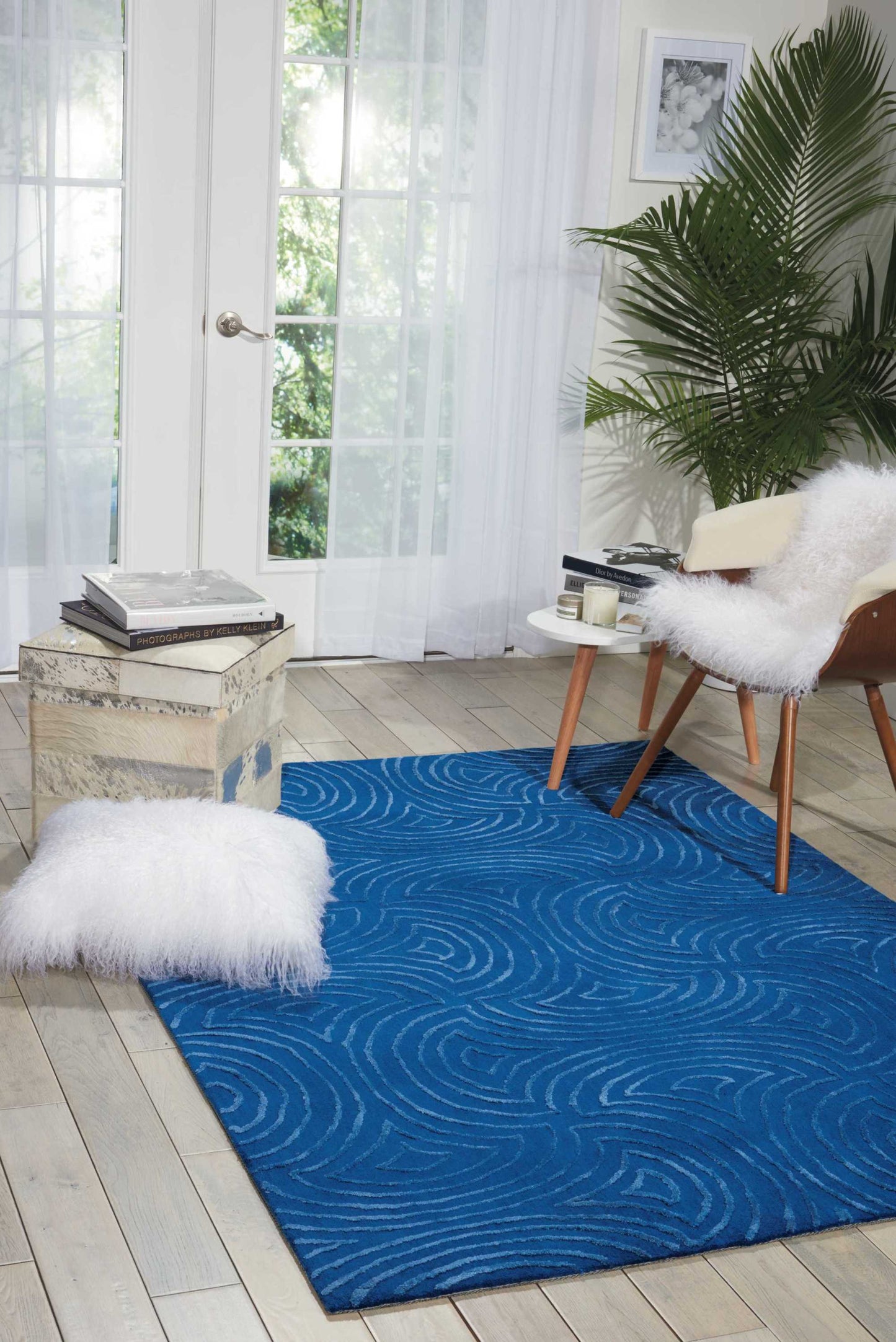 Nourison Home Vita Blue Contemporary