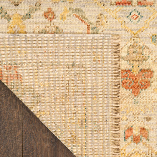 Nourison Home Antique Bloom Taupe Multicolor Traditional