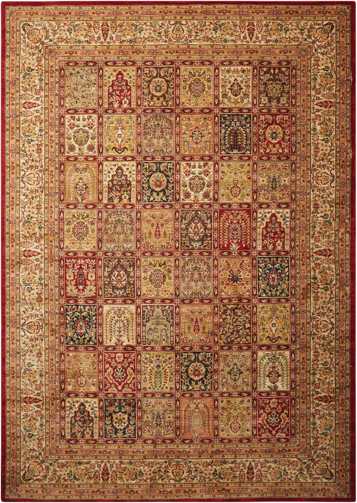 Nourison Home Ancient Times BAB04 Multicolor Traditional Power-loomed Rug