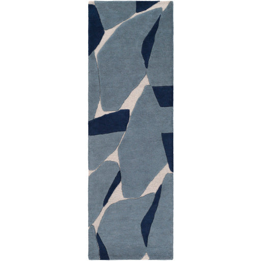 Surya Kennedy KDY-3017 Blue Modern Rug