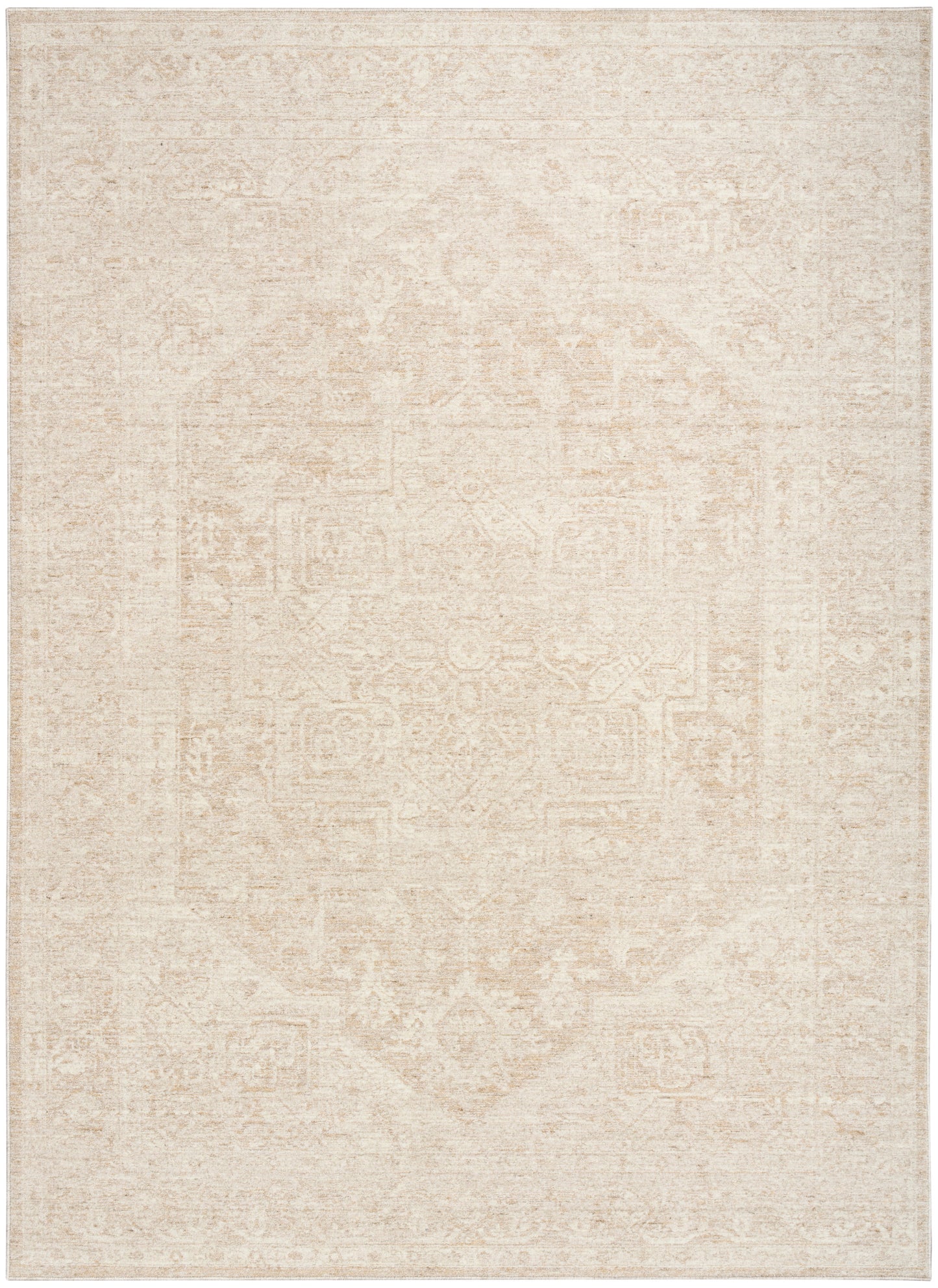 DKNY Pure Shades SAD02 Beige Traditional Machine Made Rug