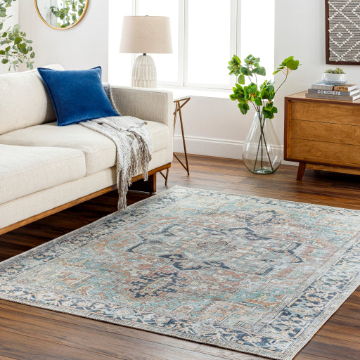 Surya Kemer KMR-2307 Seafoam Traditional Rug