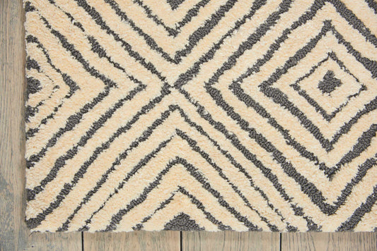 Nourison Home Deco Mod Grey Ivory Transitional