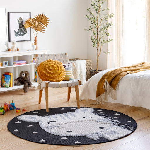 Surya Kayra KYR-2306 Black Modern Rug