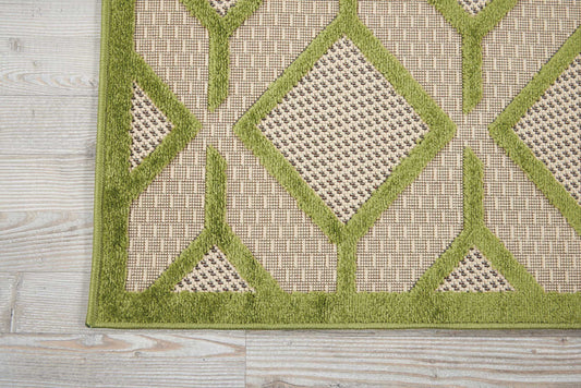 Nourison Home Aloha Green Contemporary