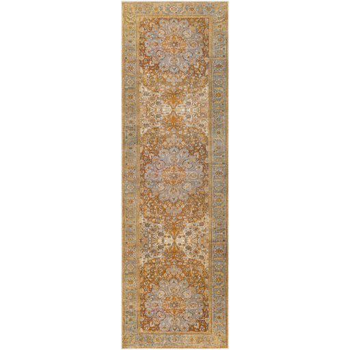 Surya Lavable LVB-2302 Mustard Traditional Rug