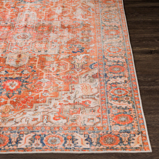 Surya Lavable LVB-2303 Rust Traditional Rug