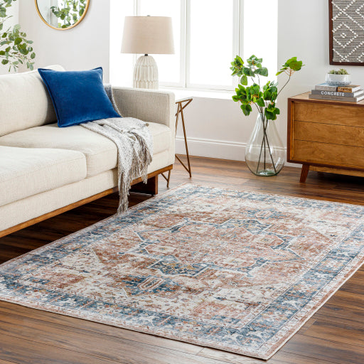 Surya Lavable LVB-2307 Brown Traditional Rug