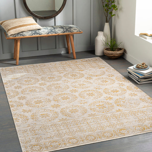 Surya Lavadora LVR-2327 Mustard Traditional Rug