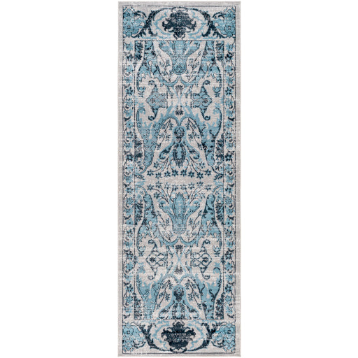 Surya Lavadora LVR-2333 Ink Blue Traditional Rug