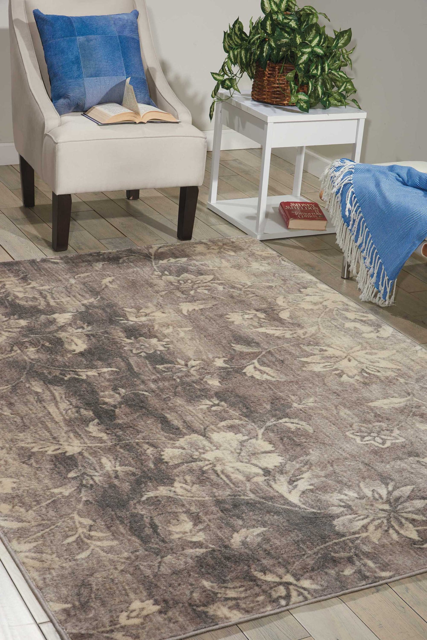 Nourison Home Utopia Ivory Slate Contemporary