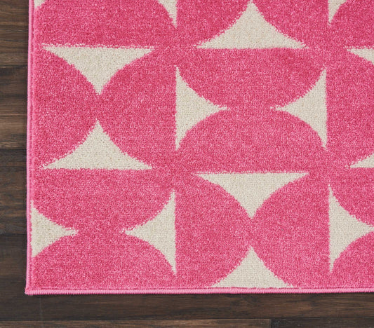 Nourison Home Harper Pink Contemporary