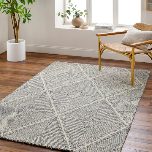 Surya Maroc Mar-31 Charcoal Global Rug