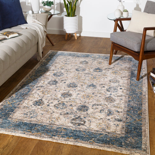 Surya Mirabel MBE-2313 Teal Traditional Rug