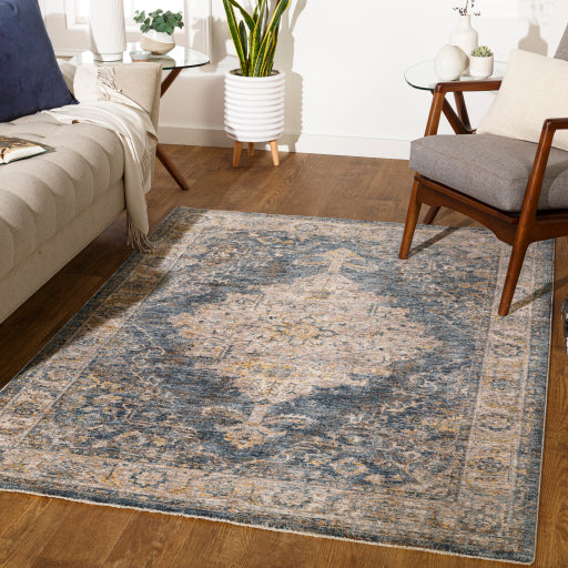 Surya Mirabel MBE-2317 Teal Traditional Rug