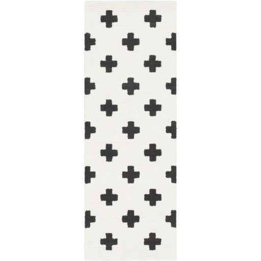 Surya Moroccan Shag MCS-2306 Black Modern Rug