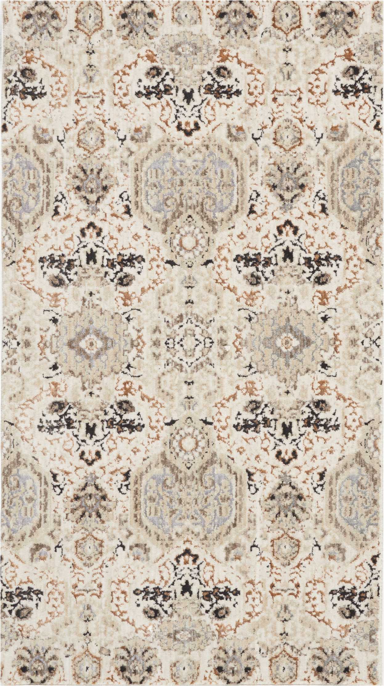 Nourison Home Silver Screen KI341 Grey Slate Transitional Loom-woven Rug