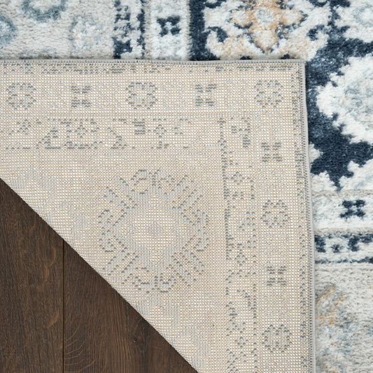Nourison Home Dekor Grey Navy Traditional