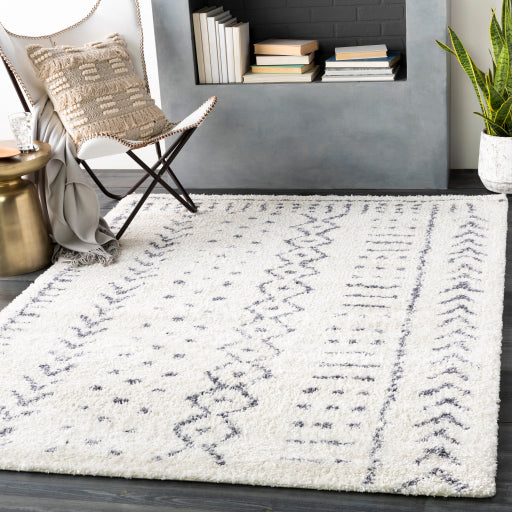 Surya Maroc Shag MRS-2302 White Global Rug