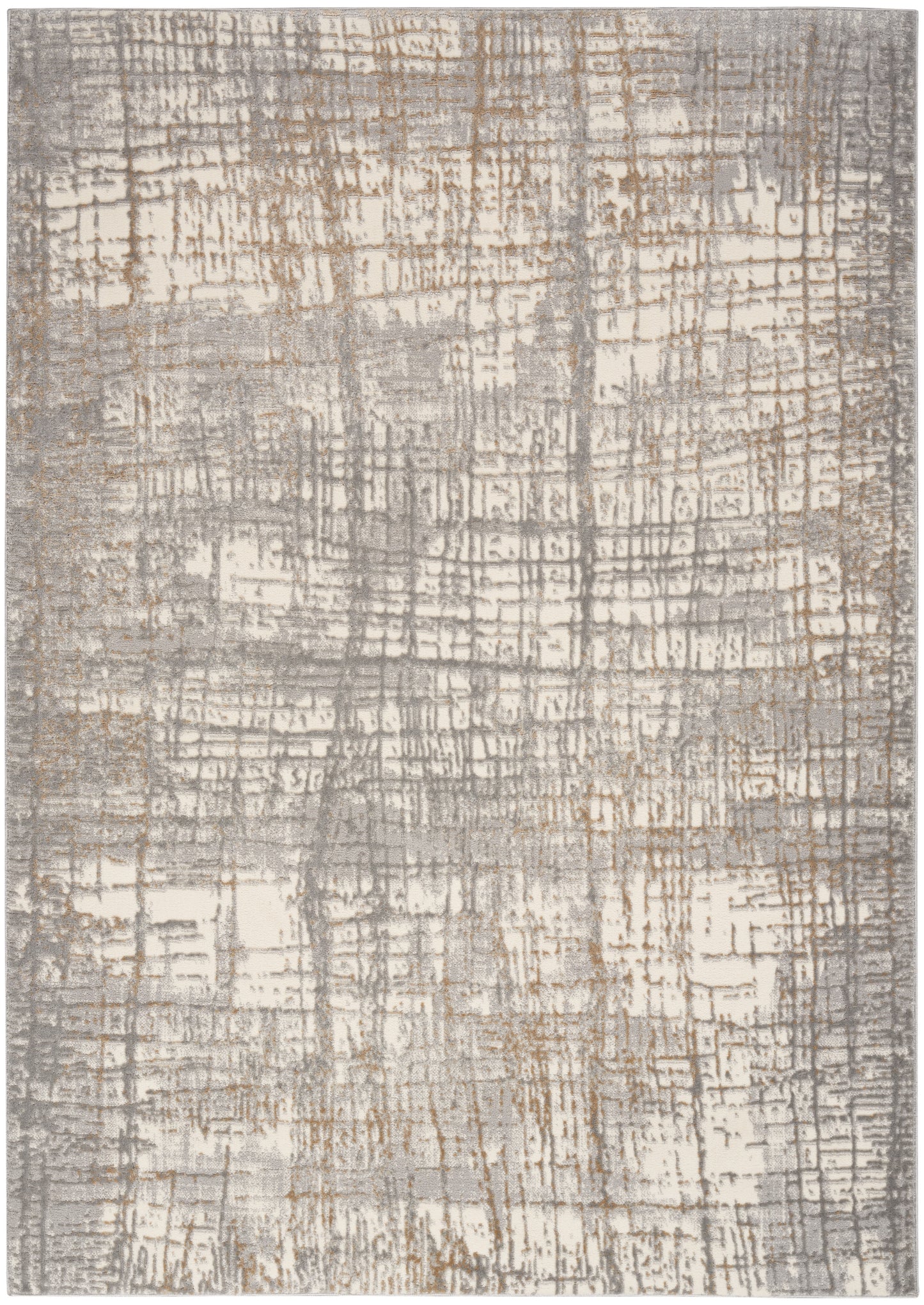 Calvin Klein CK950 Rush CK950 Ivory Grey Contemporary Power-loomed Rug