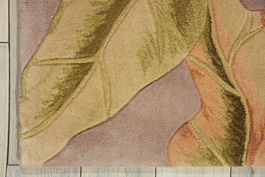 Nourison Home Tropics Plum Contemporary