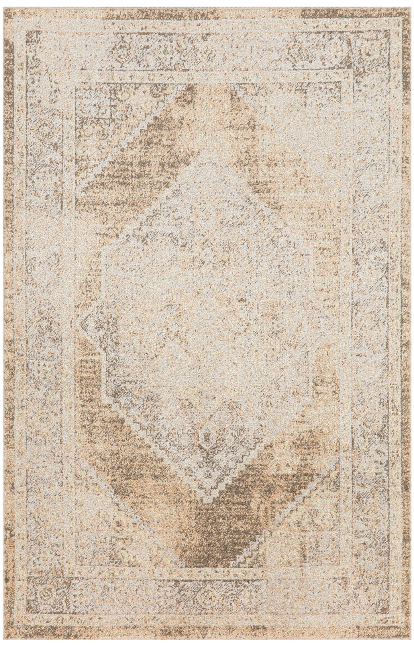 Nourison Home Astra Machine Washable ASW13 Beige Traditional Power-loomed Rug