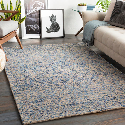 Surya Newcastle NCS-2308 Dark Blue Global Rug