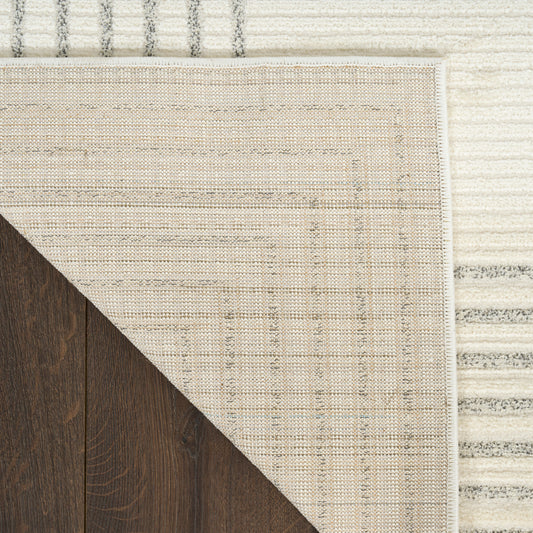 Nourison Home Ivory Hues Ivory Grey Contemporary