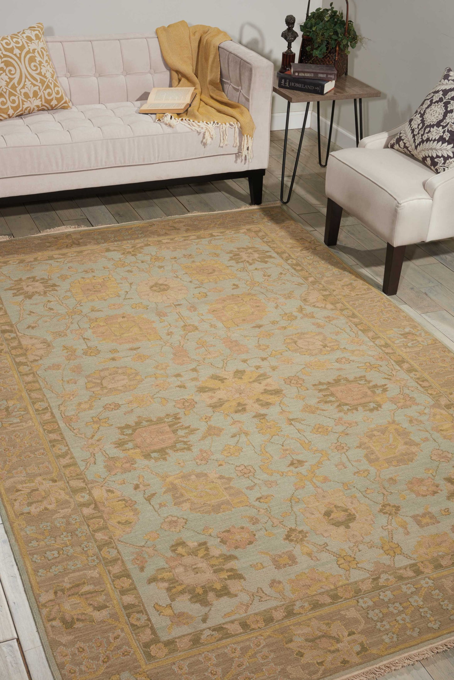 Nourison Home Nourmak S169 Mint Traditional Woven Rug