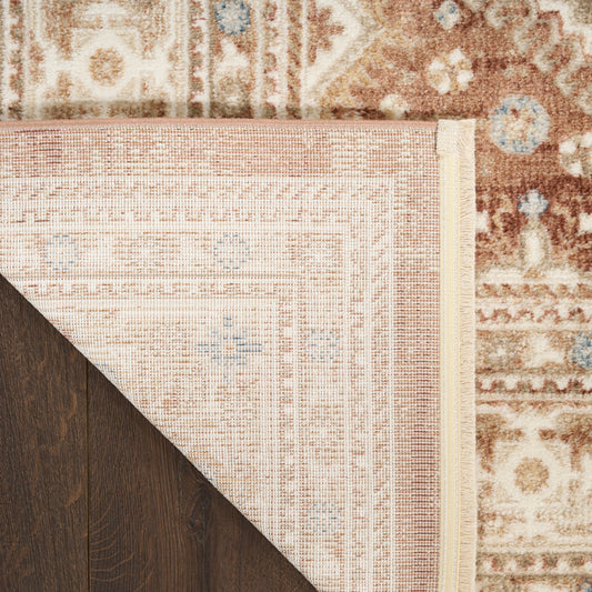 Nourison Home Pardis Rust Traditional