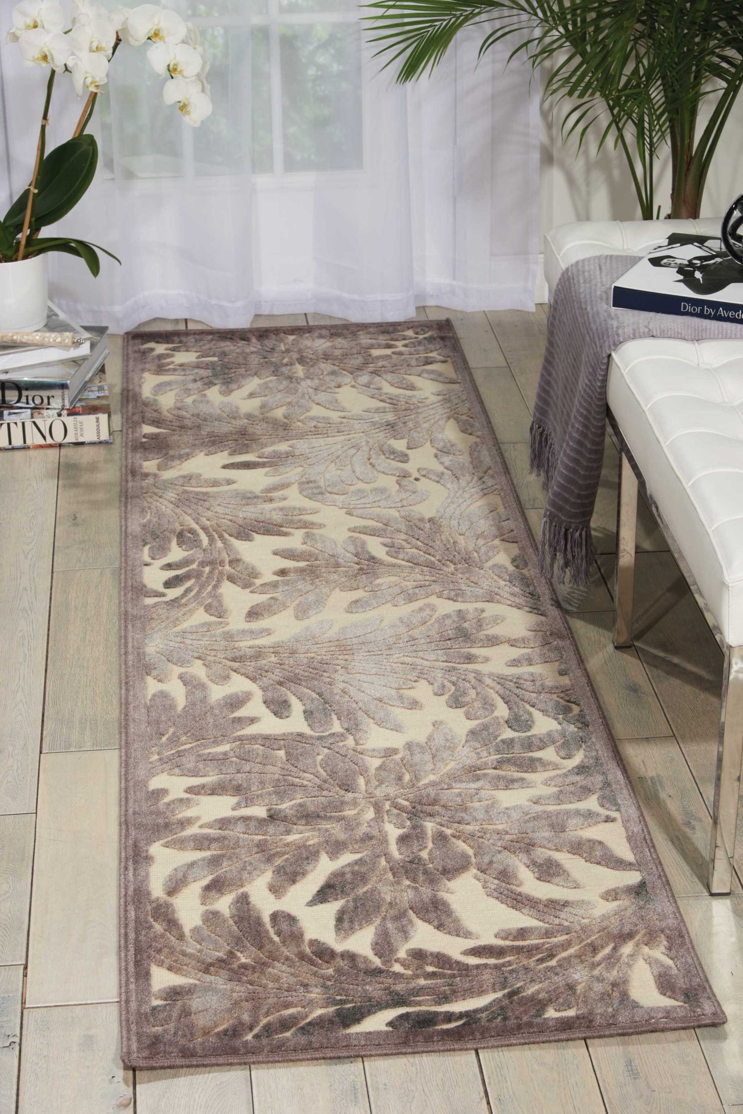 Nourison Home Graphic Illusions Ivory Transitional