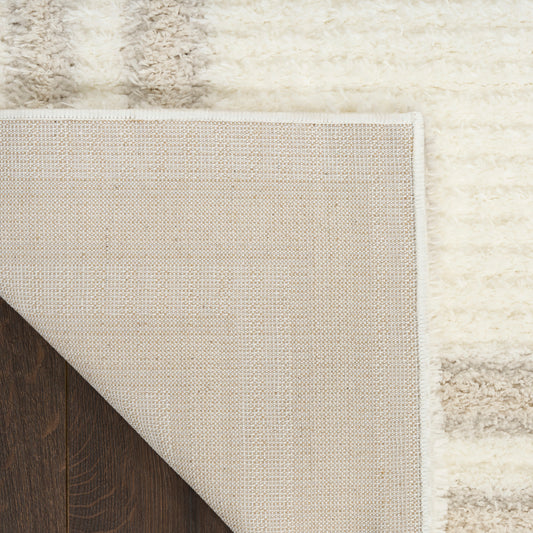Nourison Home Pacific Shag Ivory Beige Contemporary