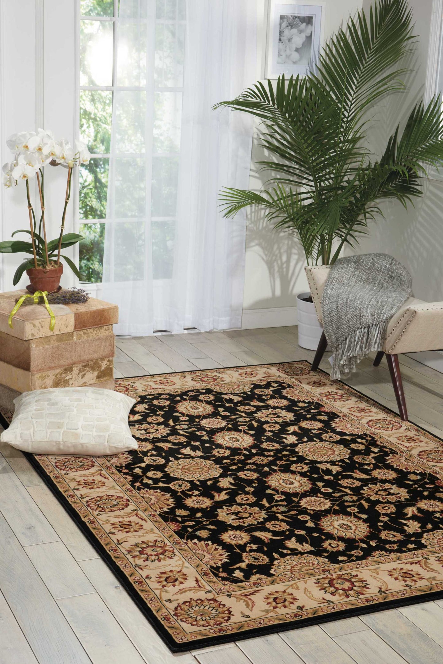 Nourison Home Persian Crown Black Traditional