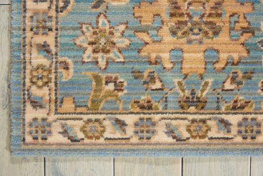 Nourison Home Timeless Light Blue Traditional