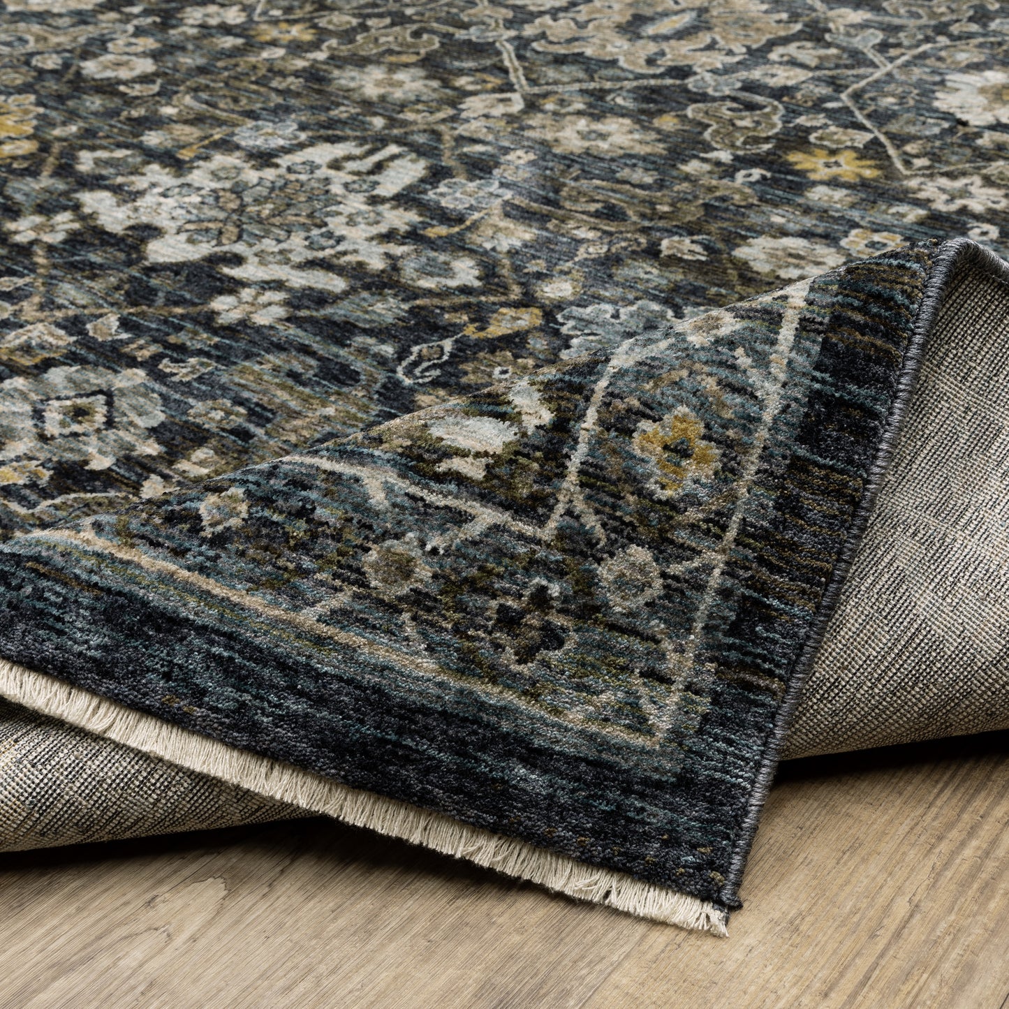 Oriental Weavers Aberdeen Blue Light Blue Traditional