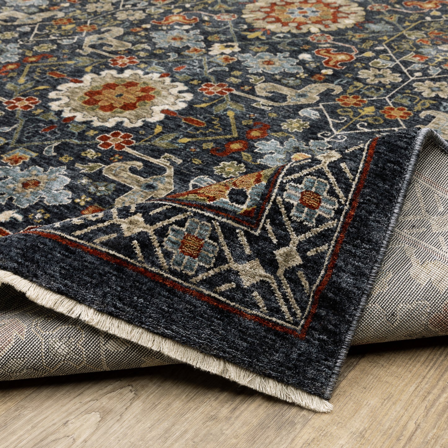 Oriental Weavers Aberdeen Blue Multi Traditional