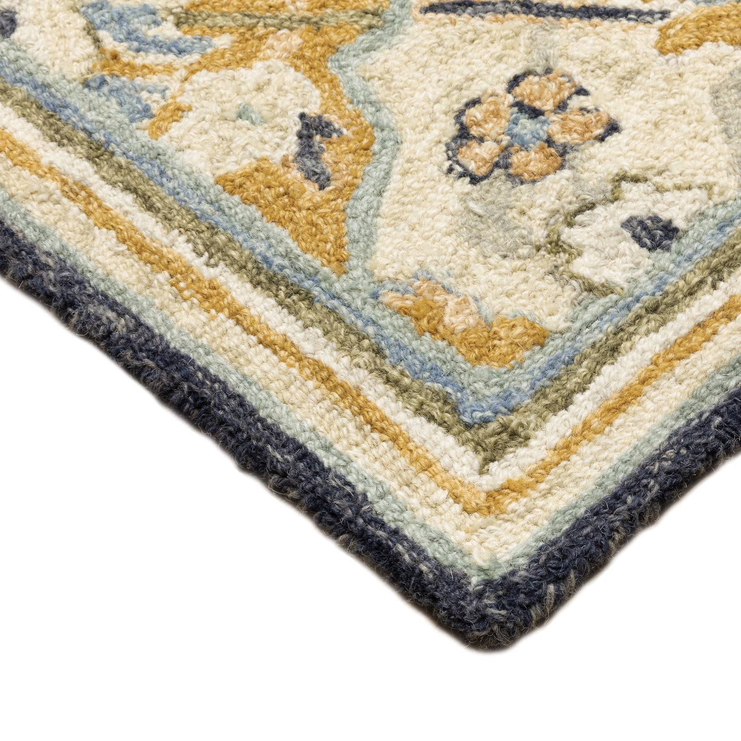 Oriental Weavers Alfresco Blue Gold Traditional