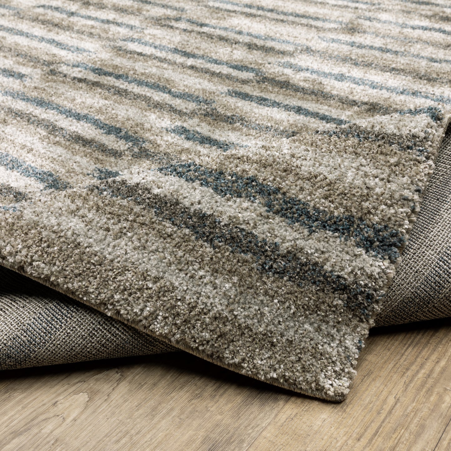 Oriental Weavers Alton Teal Grey Industrial