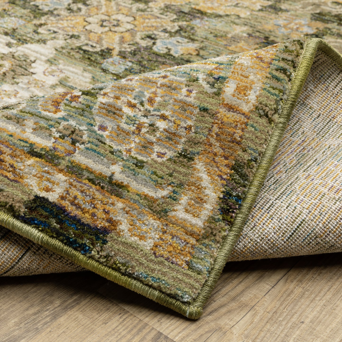 Oriental Weavers Andorra Green Gold Traditional