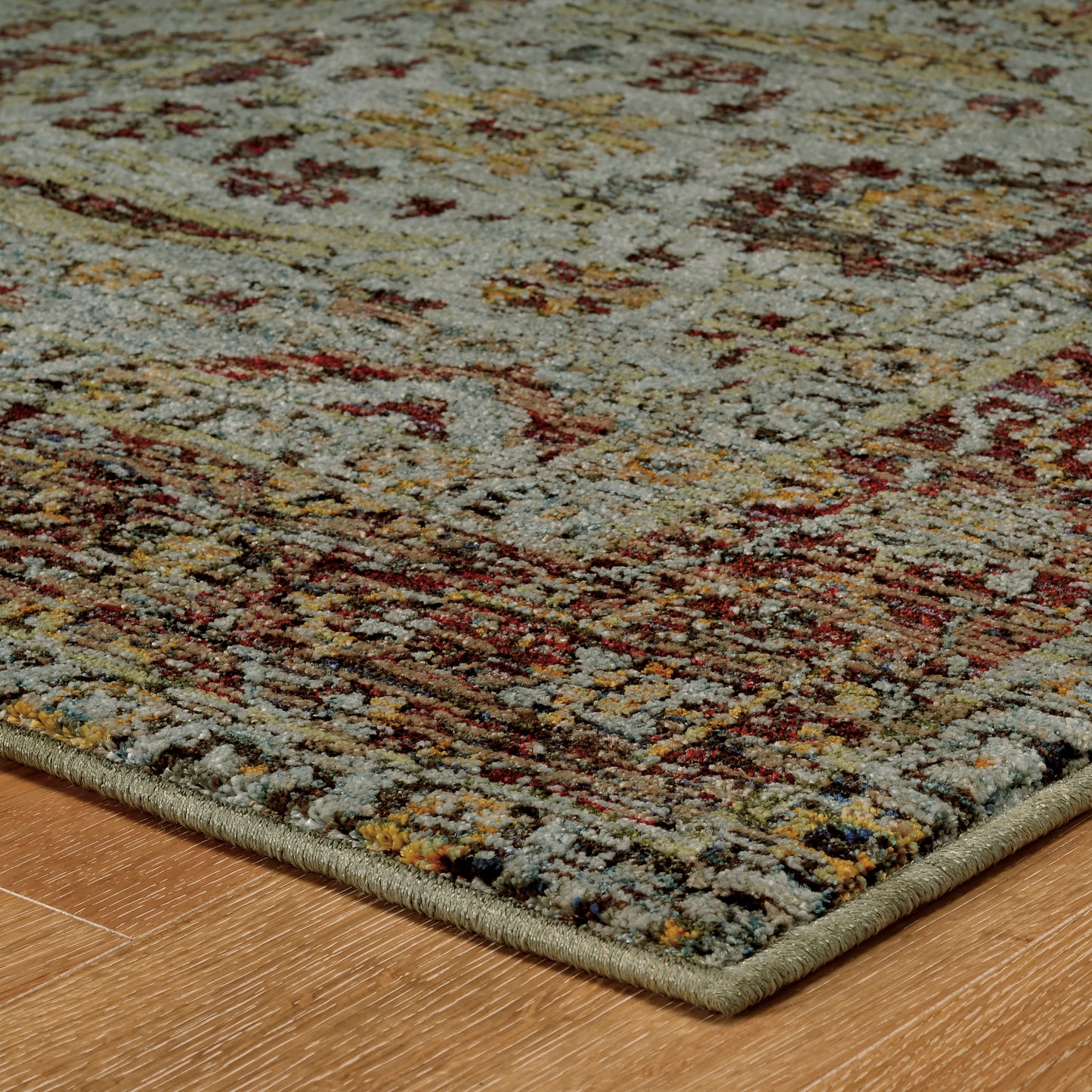 Oriental Weavers Andorra Blue Red Traditional