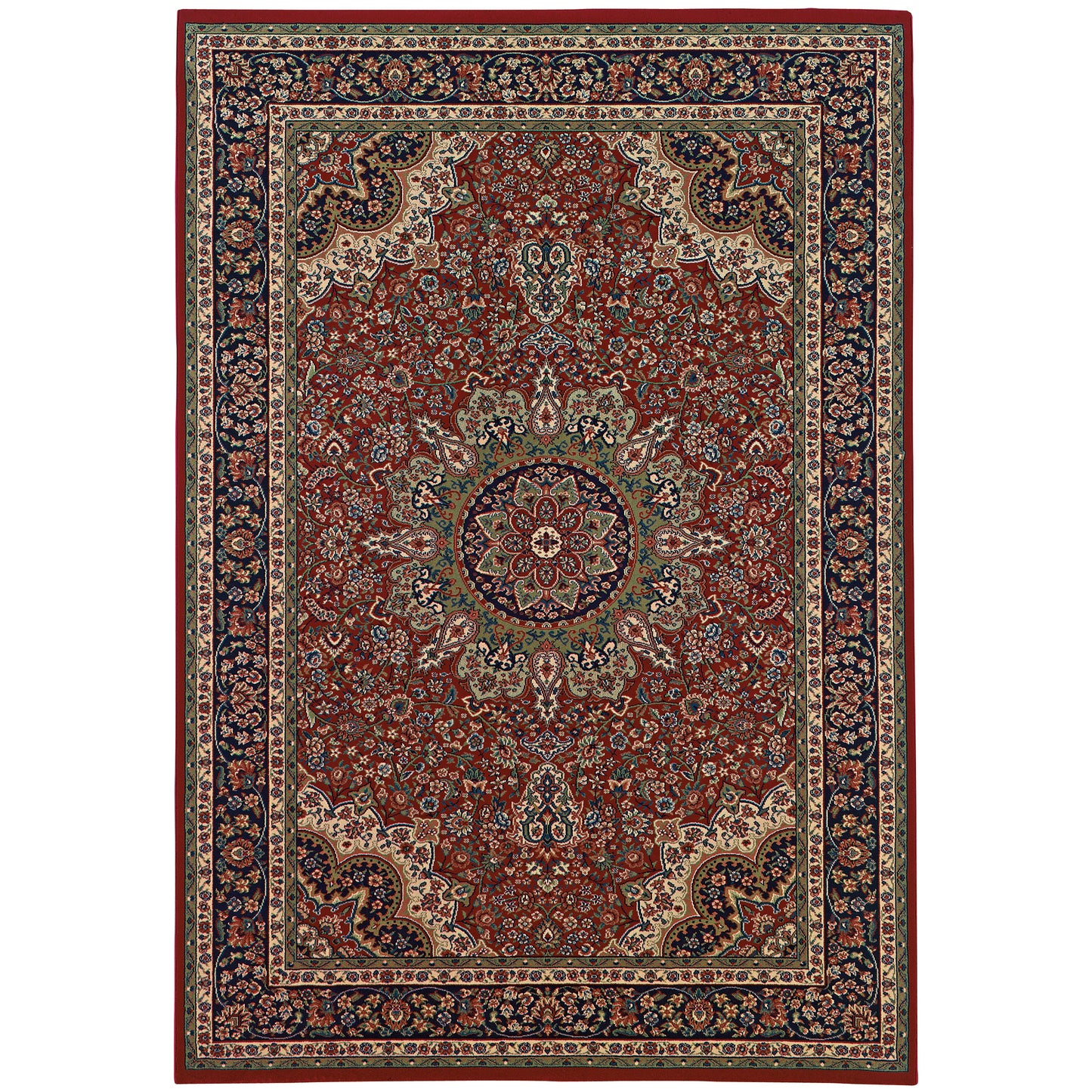 Oriental Weavers Ariana Red Blue Traditional