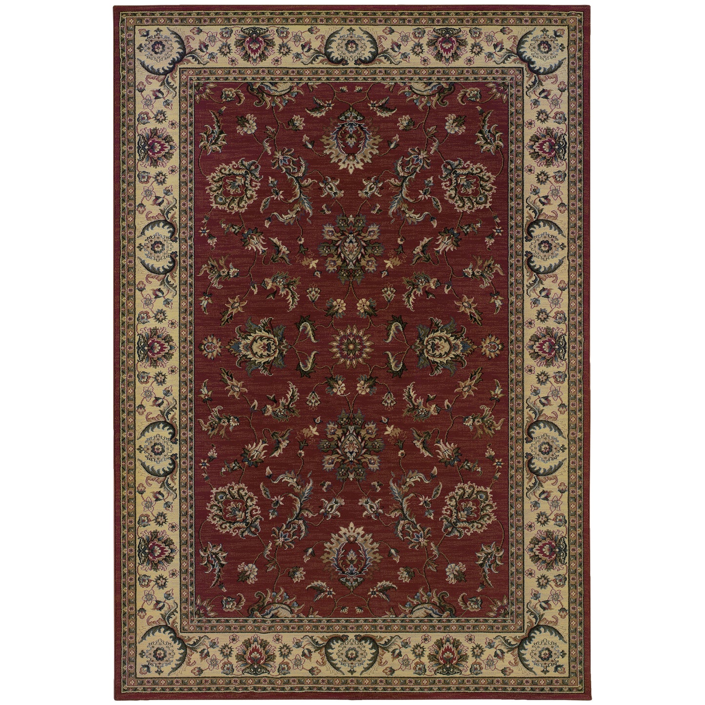 Oriental Weavers Ariana Red Ivory Traditional