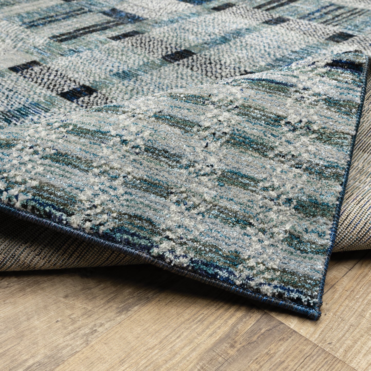 Oriental Weavers Atlas Blue Modern & Contemporary