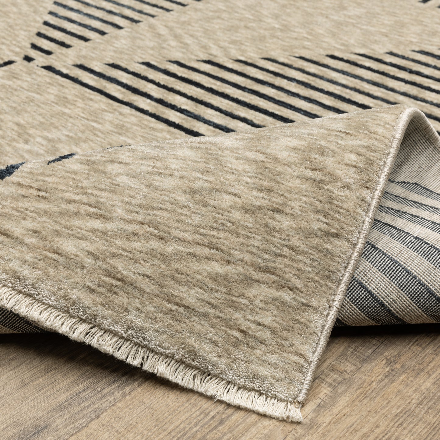 Oriental Weavers Capella Beige Navy Modern & Contemporary