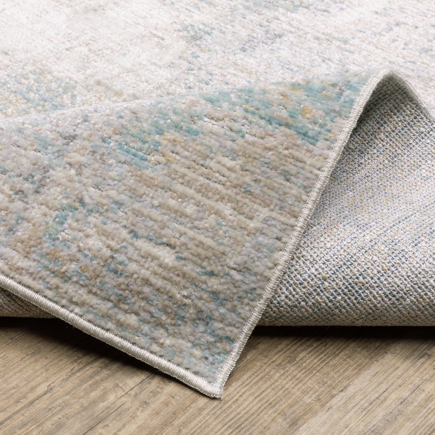 Oriental Weavers Cavett Ivory Teal Modern & Contemporary