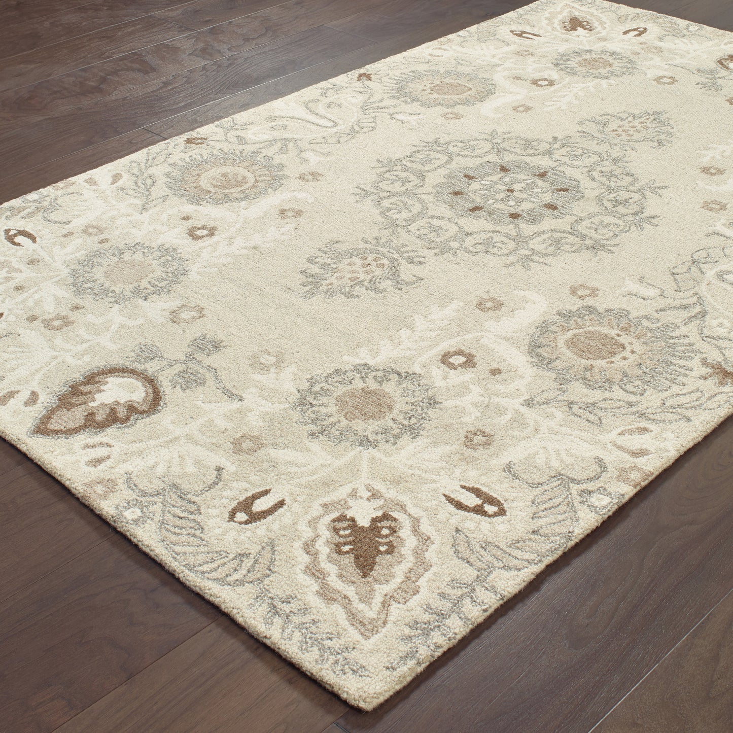 Oriental Weavers Craft Sand Ash Scandinavian