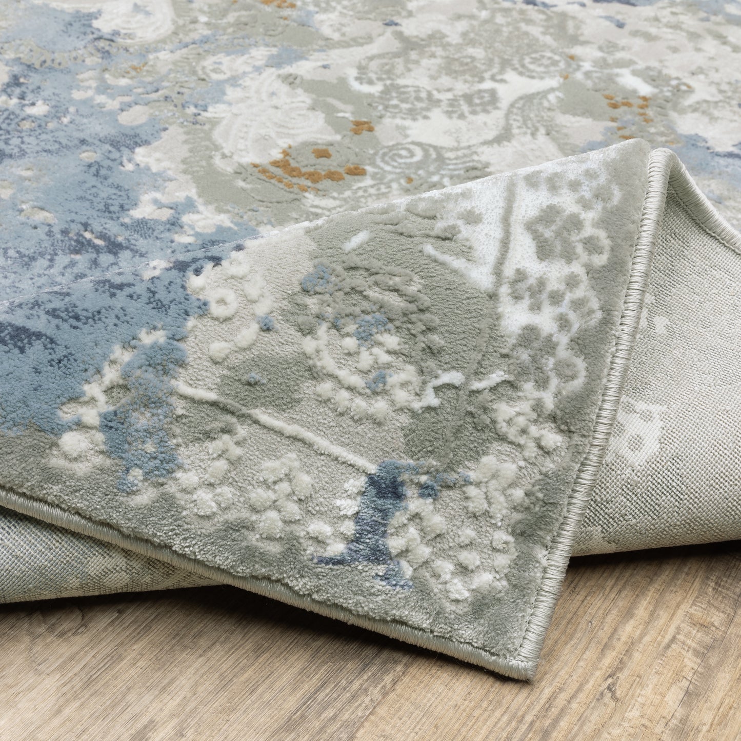 Oriental Weavers Easton Grey Blue Modern & Contemporary