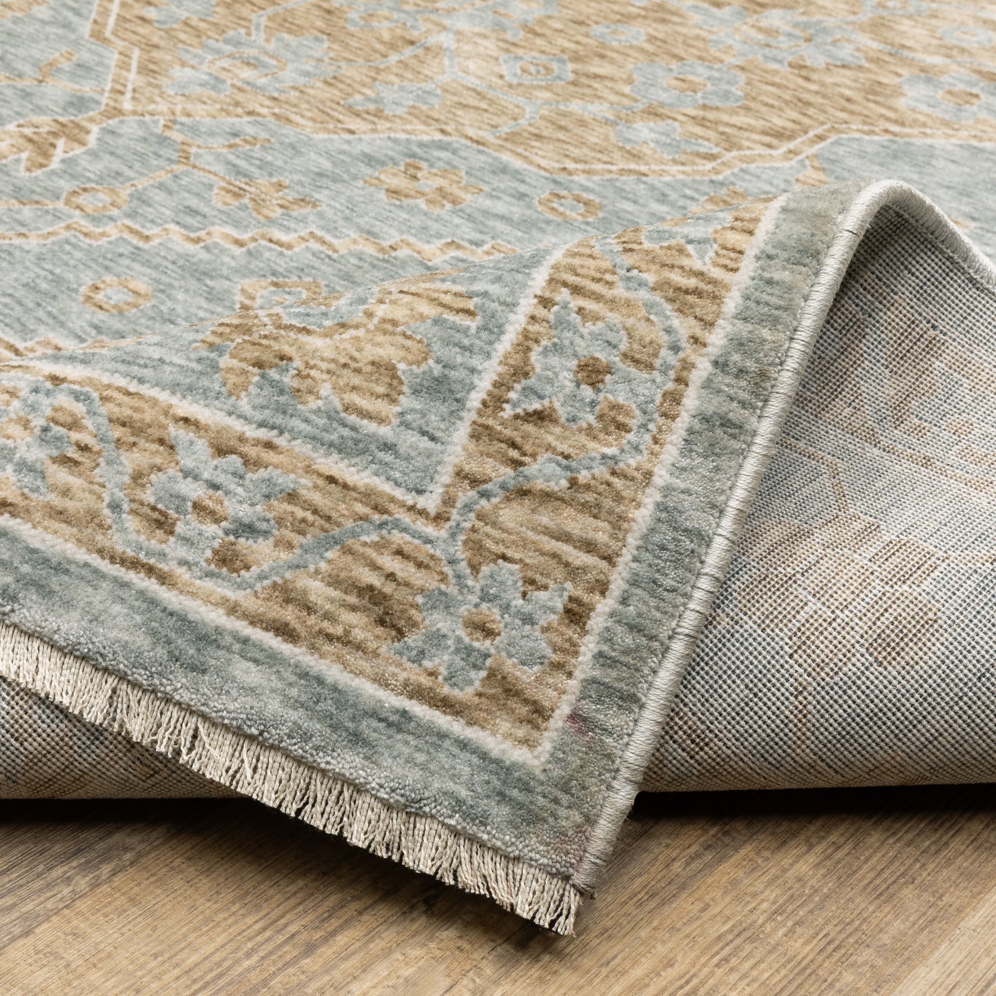 Oriental Weavers Echo Brown Blue Traditional